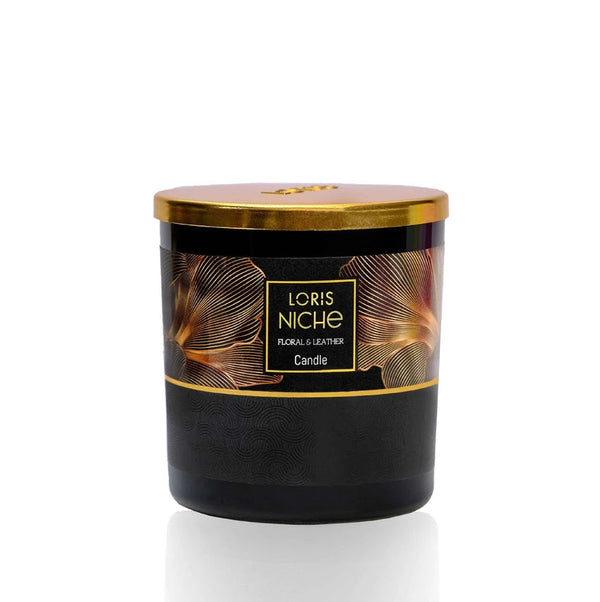 Floral & Leather Niche Candle 210 GR