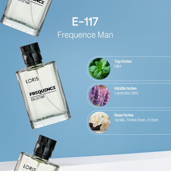 E-117 Frequence Men's Perfume EDP 50 ML