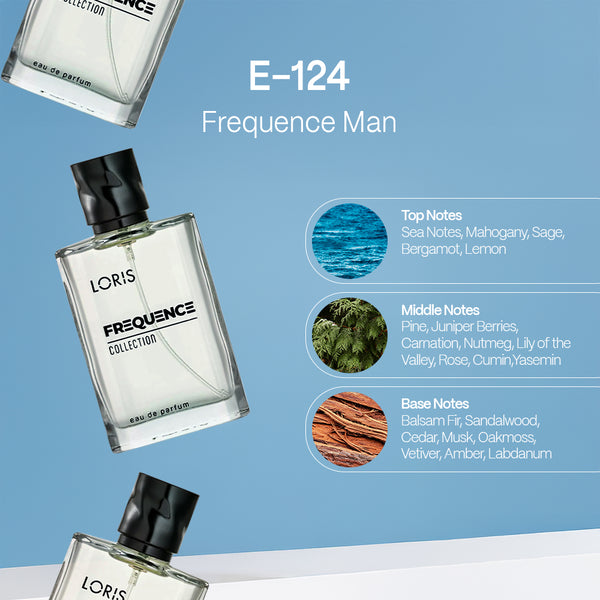 E-124 Frequence Men's Perfume EDP 50 ML