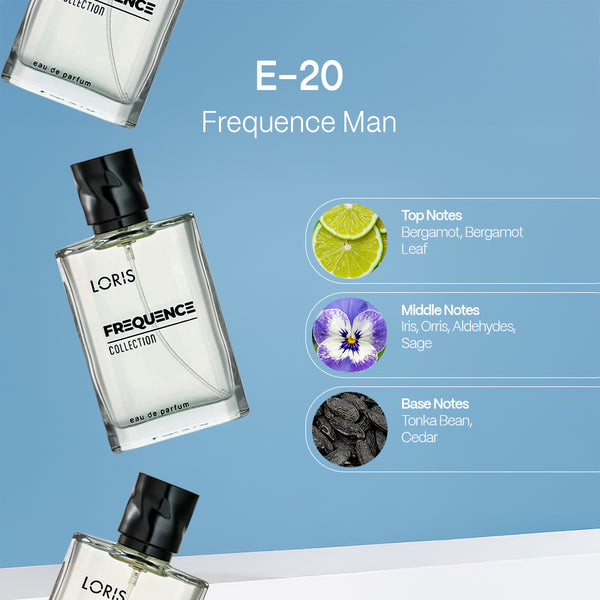 E-20 Frequence Men's Perfume EDP 50 ML