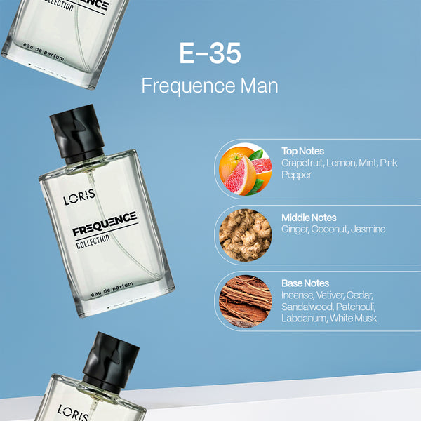 E-35 Frequence Men's Perfume EDP 50 ML