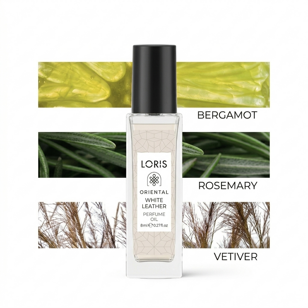 Niche White Leather 8 ML Perfume Oil | Natural Oil