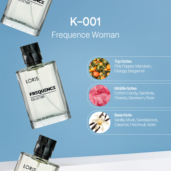 K-1 Frequence Women's Perfume EDP 50 ML