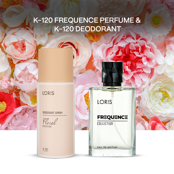 K-201 Frequence Women's Perfume 50 ML & K-201 Women's Deodorant 150 ML