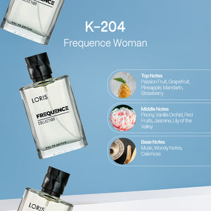 K-204 Frequence Women's Perfume 50 ML & K-204 Women's Deodorant 150 ML