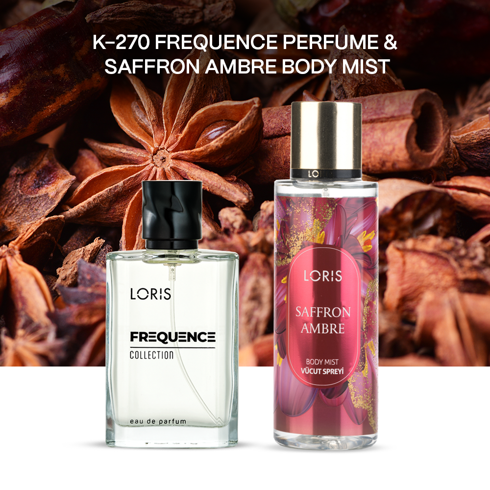 K-270 Women's Perfume & Saffron Ambre Body Spray