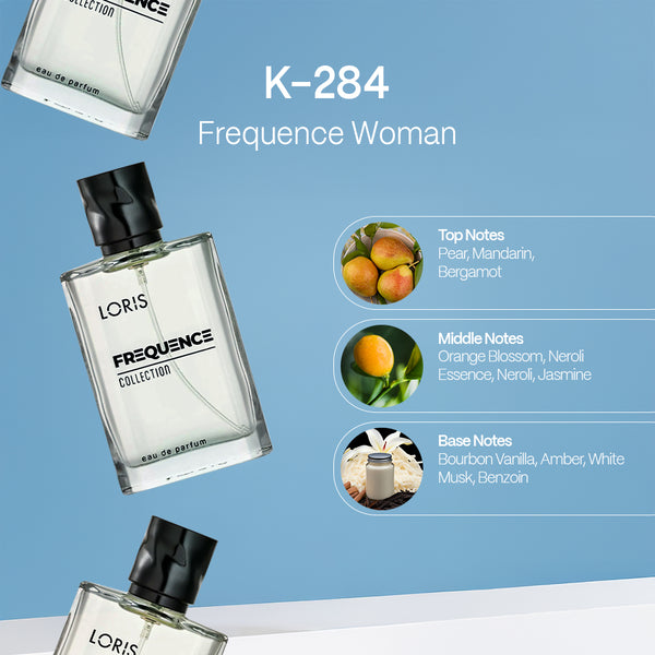 K-284 Frequence Women's Perfume 50 ML & K-284 Women's Deodorant 150 ML
