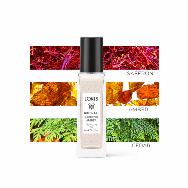 8 ML Saffron Ambre Perfume Oil