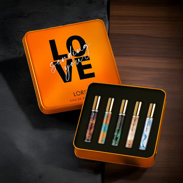 Valentine’s Day Men’s Perfume Set – Orange Collection