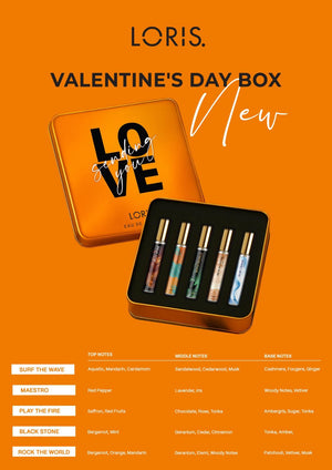 Valentine’s Day Men’s Perfume Set – Orange Collection