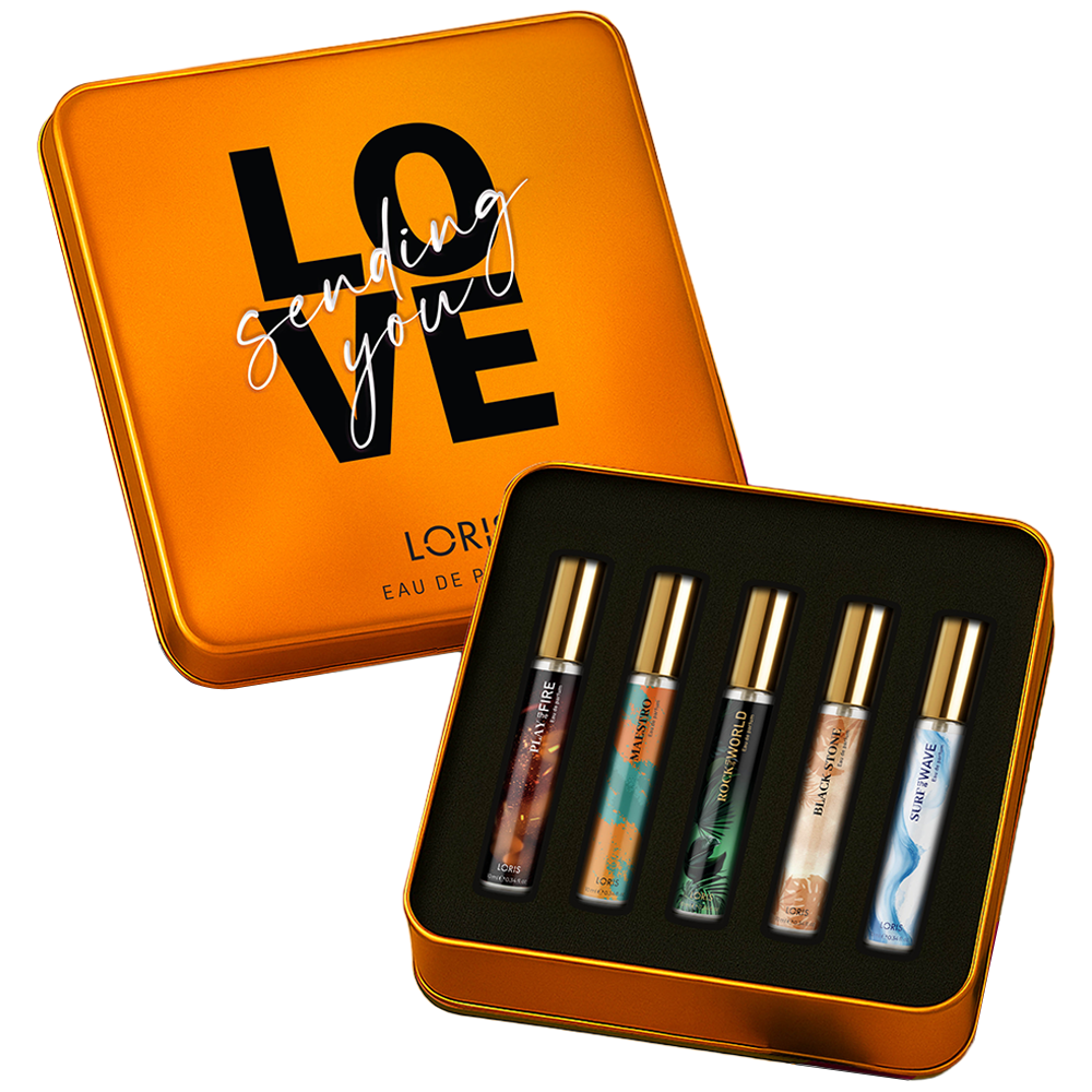 Valentine’s Day Men’s Perfume Set – Orange Collection