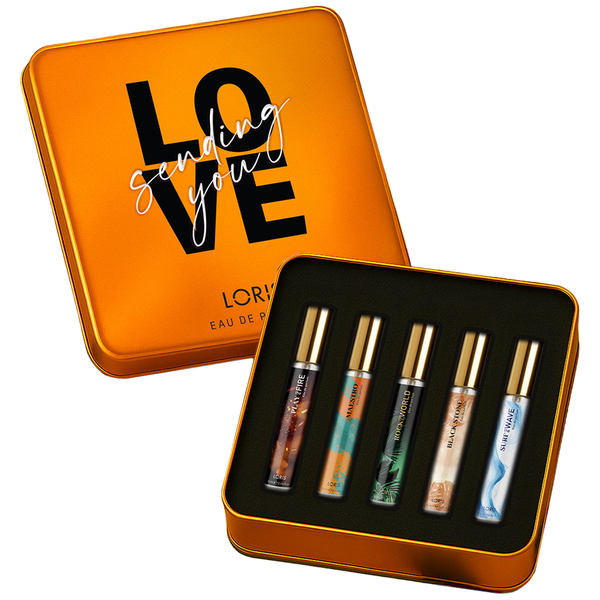 Valentine’s Day Men’s Perfume Set – Orange Collection